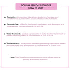 How to Use Sodium Benzoate Powder