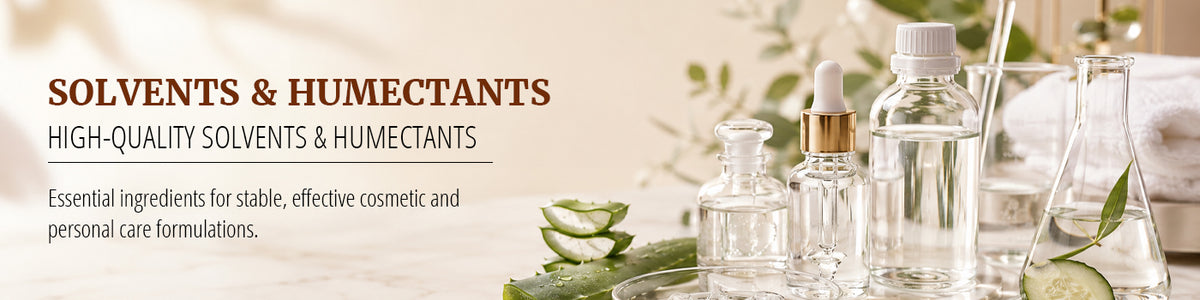 Cosmetic Solvents & Humectants — Improve Stability & Moisture Retention