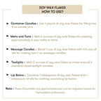 How to use Soy Wax Flakes