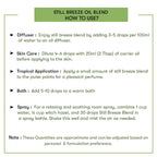 How to Use Still Breeze Essential Oil Blend