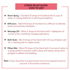 How to use Stress Relief Essential Oil Blend