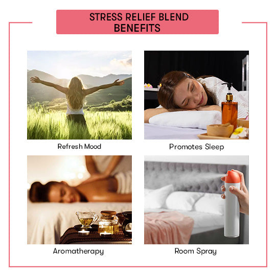 Stress Relief Essential Oil Blend Benefits