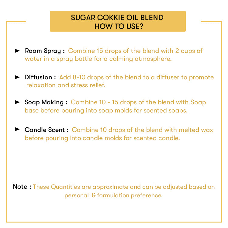 How to use Sugar Cookie Essential Oil Blend