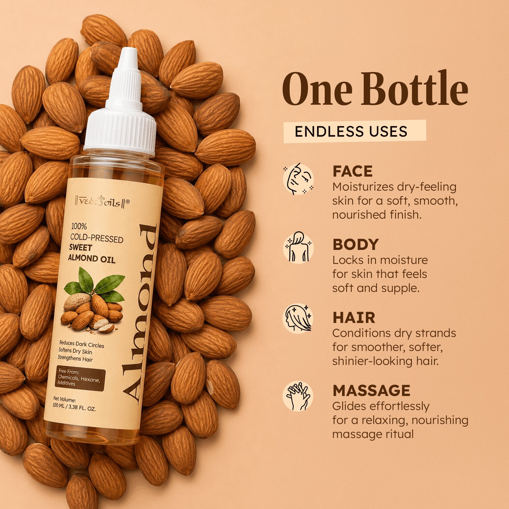 Sweet Almond Oil Benefits List