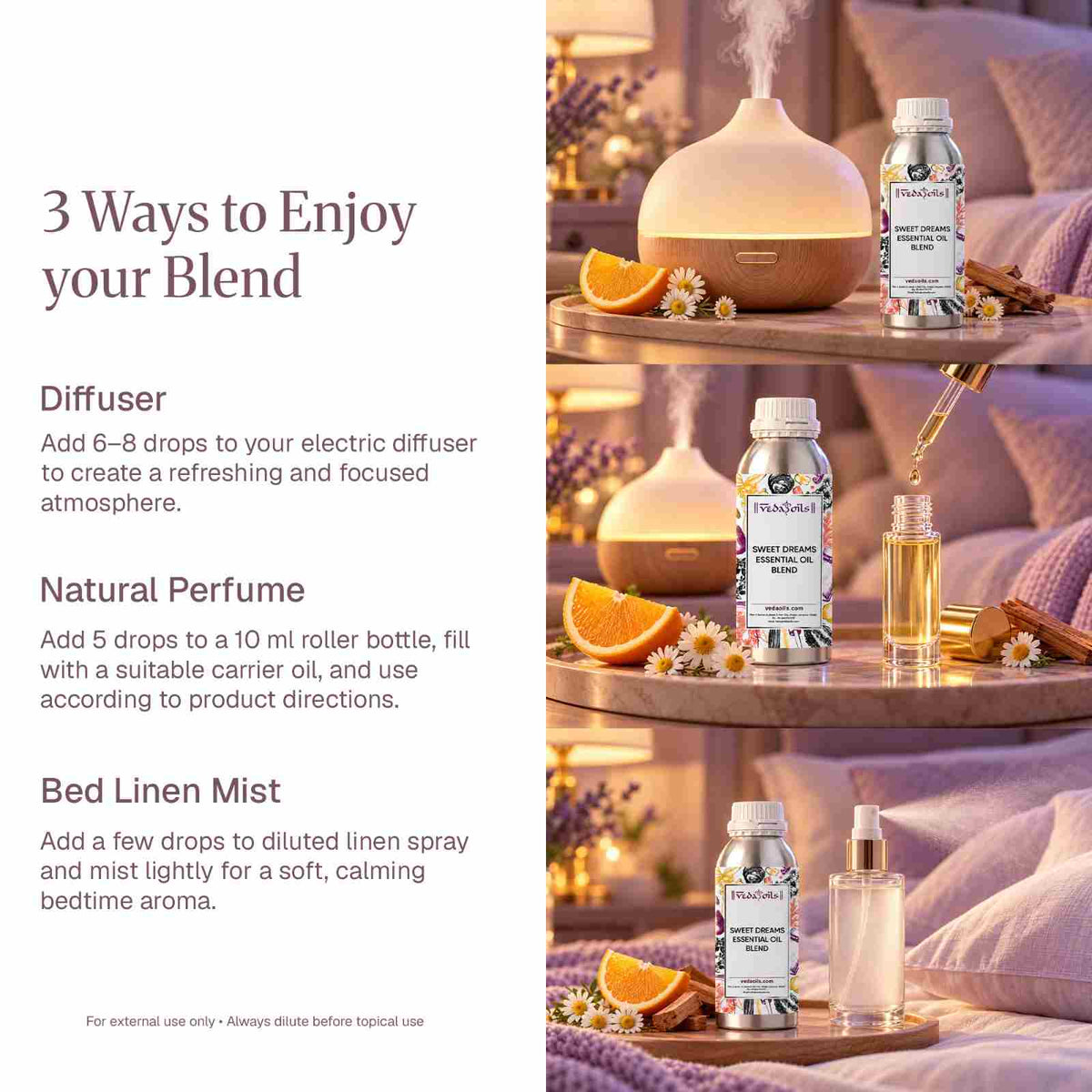 Sweet Dreams Essential Oil Blend uses