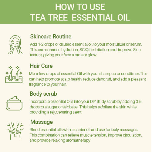 Tea tree oil set uses