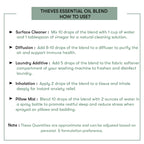 How to use Thieves Essential Oil Blend