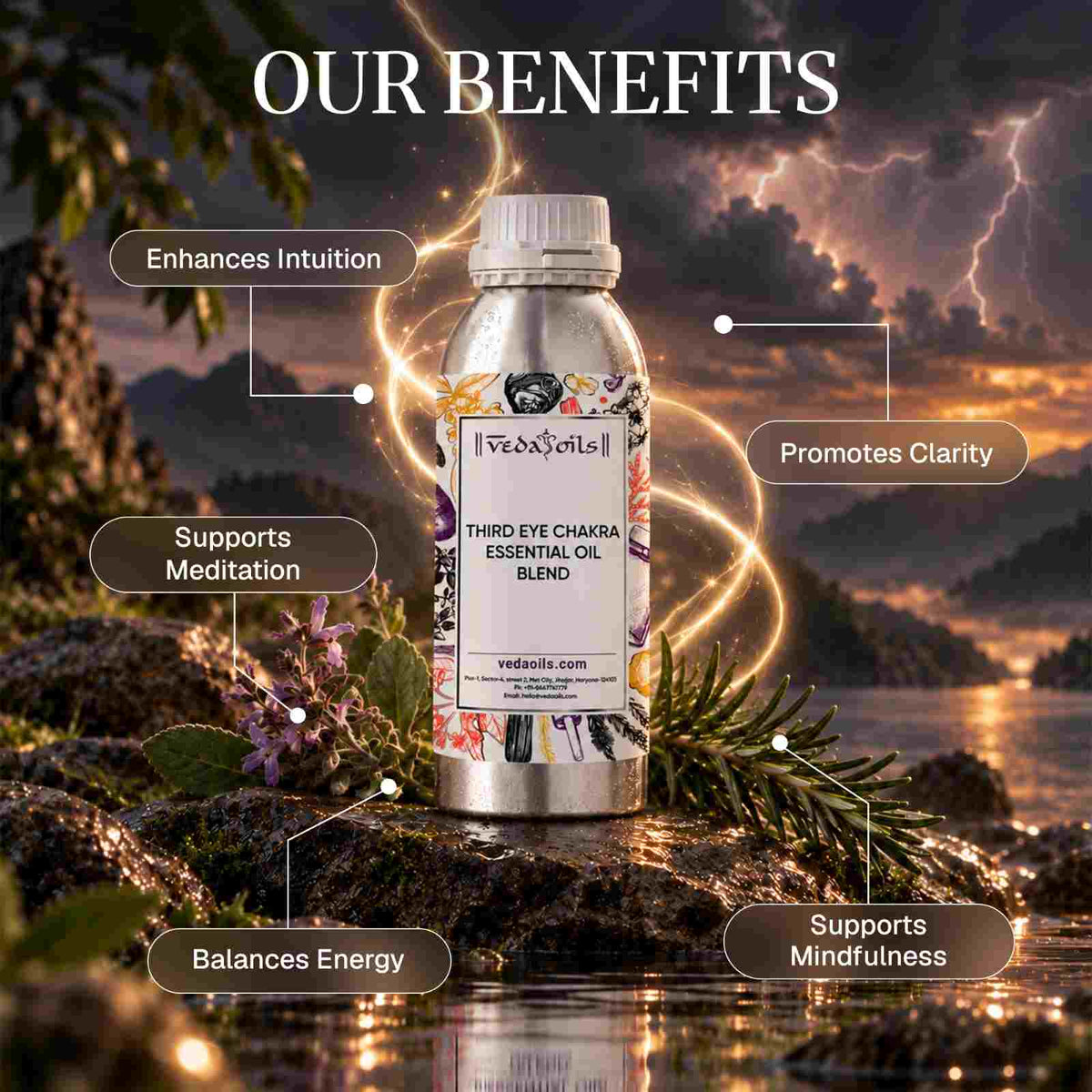 Third Eye Chakra Essential Oil Blend