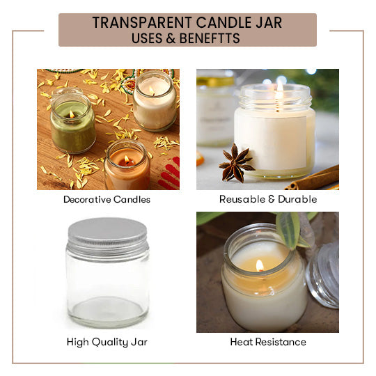 Transparent Candle Jar  benefits