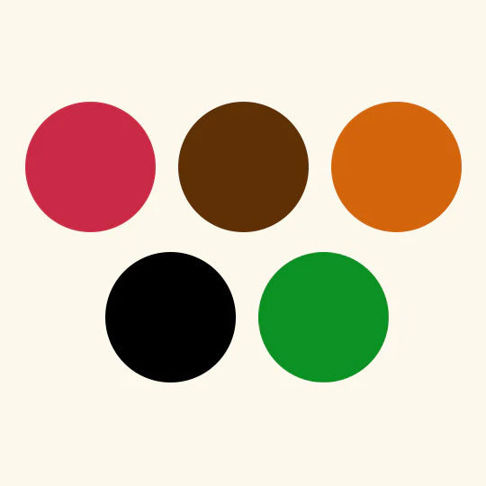 Liquid Candle Color Dye Kit - 5 Color Set