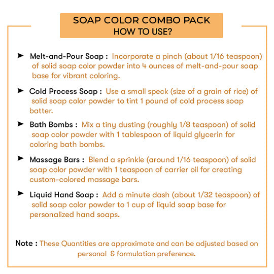 Uses Of Soap Color 