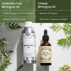 Vedaoil vs cheap Bhringraj Oil