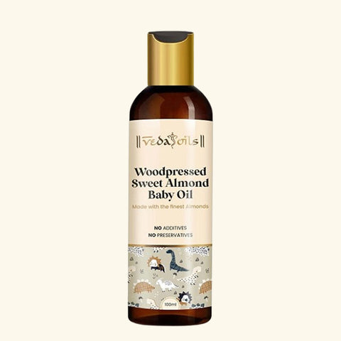 Woodpressed Sweet Almond Baby Oil - 100 Ml