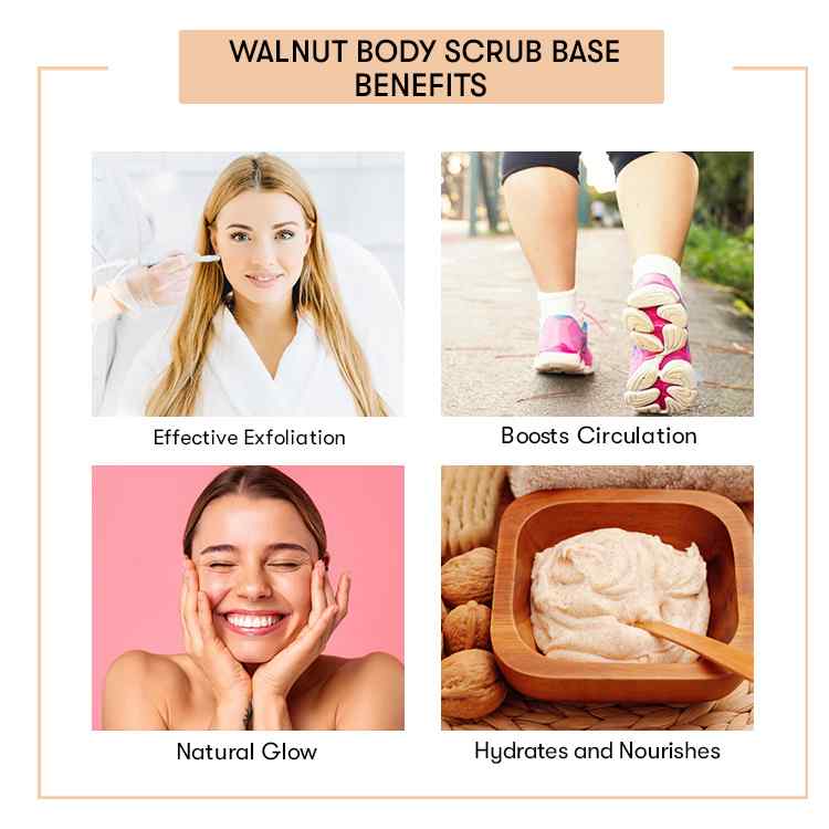 Walnut Body Scrub Base Benefits