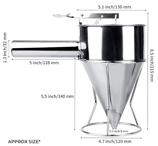 Wax Pouring Funnel - 1200 Ml Capacity Uses