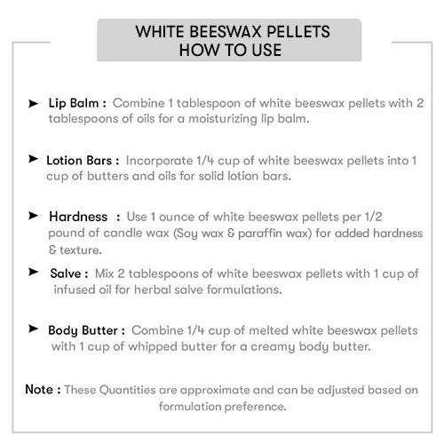 White Beeswax Pellets Uses