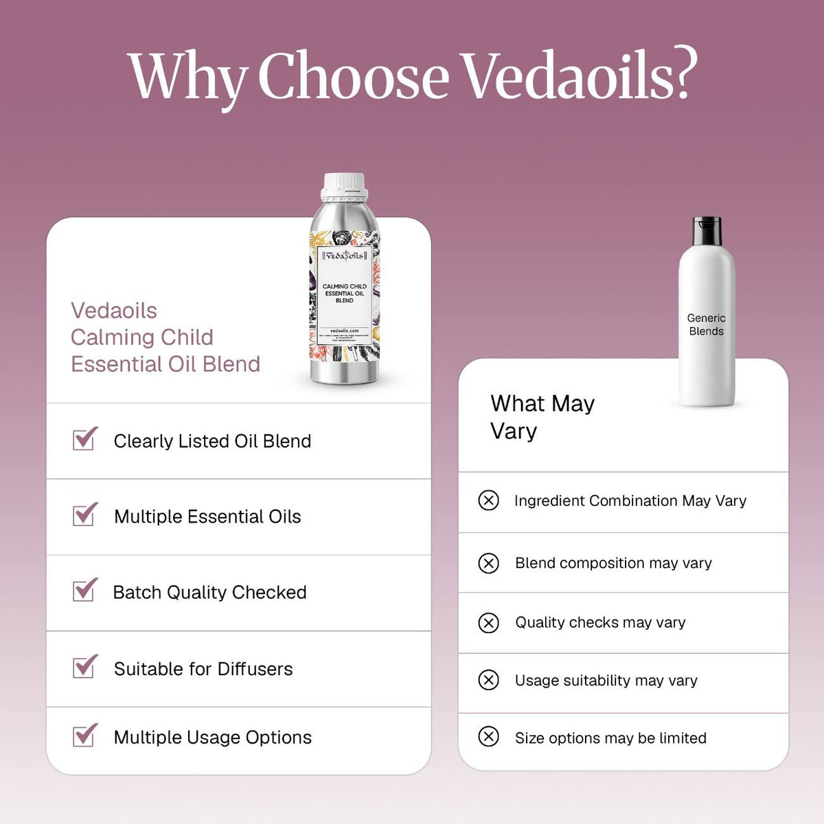 Why choose vedaoils for Calming Child Essential Oil Blend