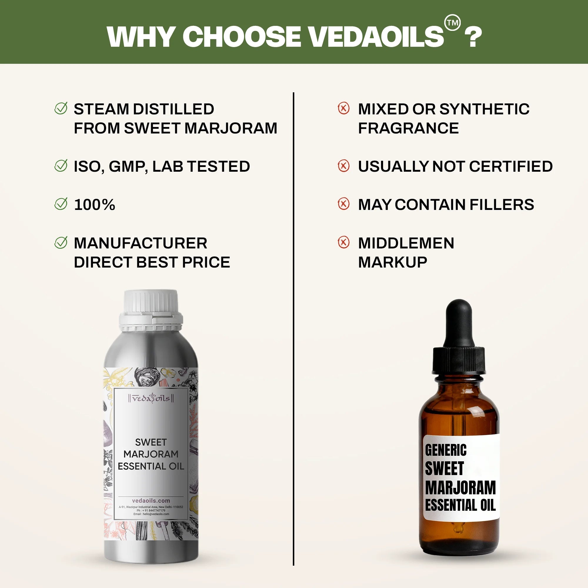 Why to choose Sweet Marjoram Essential Oil