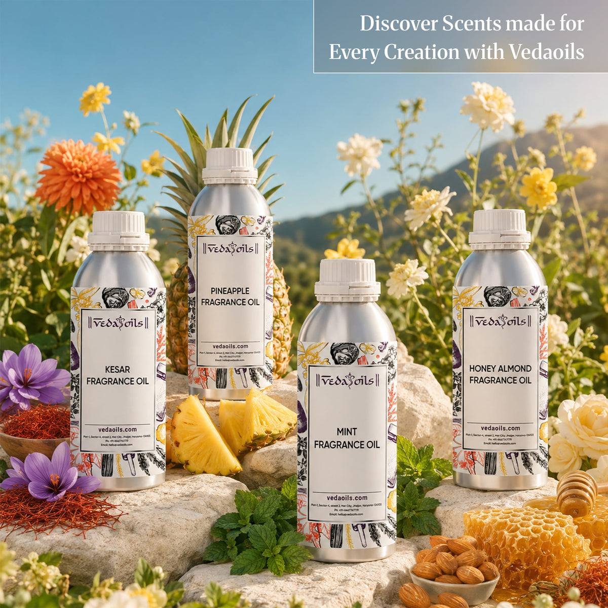 Wide range of fragrance oils available 