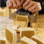 Wooden Crinkle Steel Soap Cutter 
Process