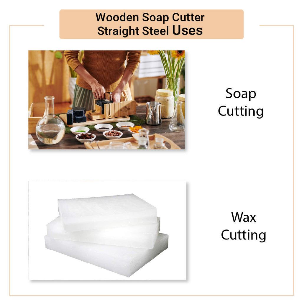 Wooden Soap Cutter Straight Steel Uses