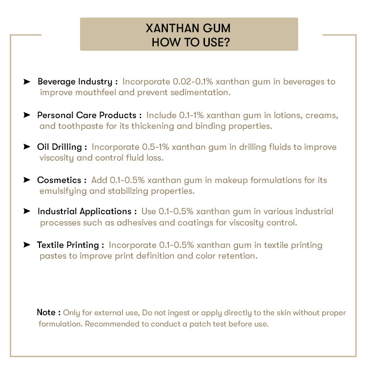 How to Use Xanthan Gum Powder