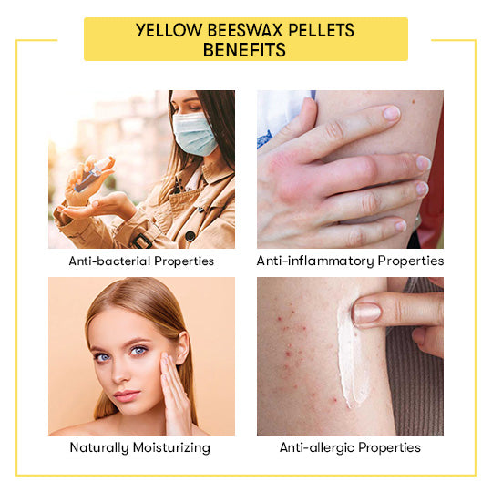 Yellow Beeswax Pellets Benefits