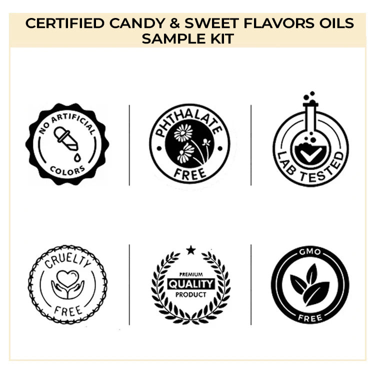 certified Candy & Sweet Flavors Oils