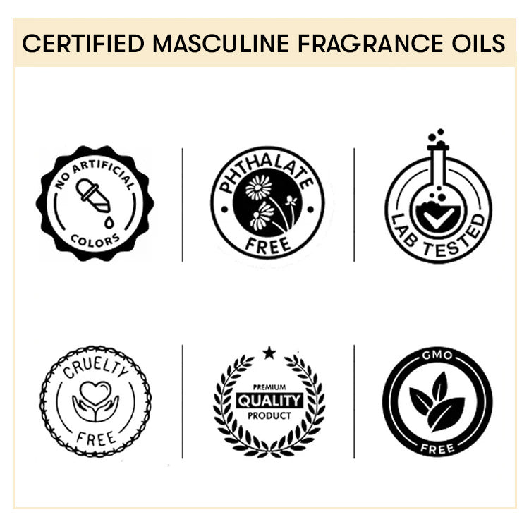 certified Masculine Fragrance Oils 
