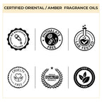 certified Oriental / Amber Fragrance oils 