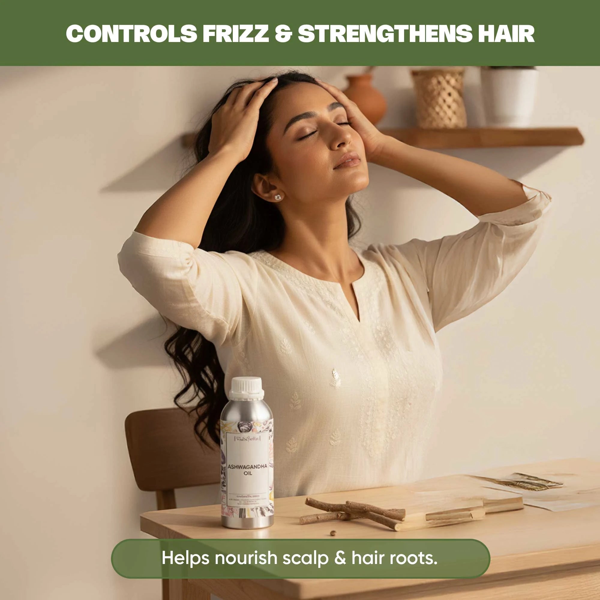 frizz hairs Ashwagandha Oil