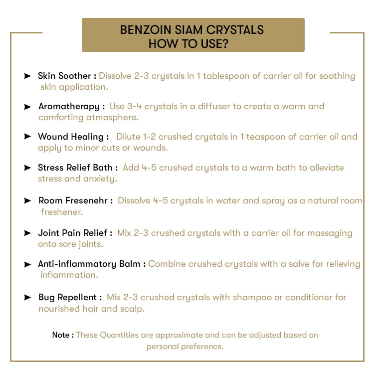 how to use Benzoin Siam Essential Oil