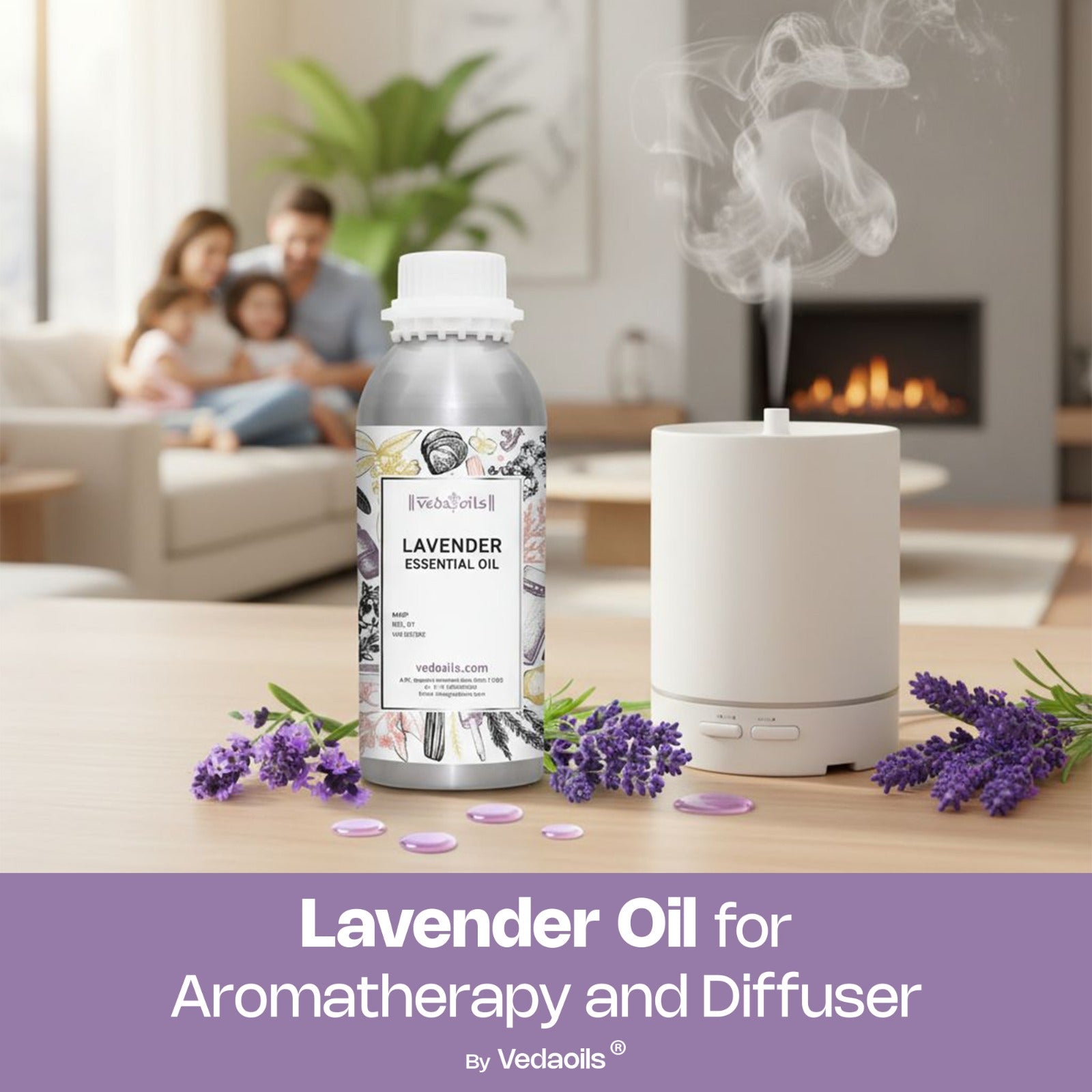 lavender oil for aromatherapy and diffuser