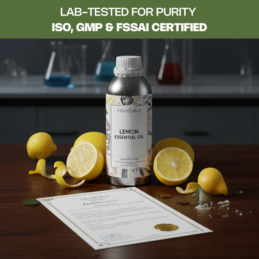 lemon essential oil Lab Tested & Pure