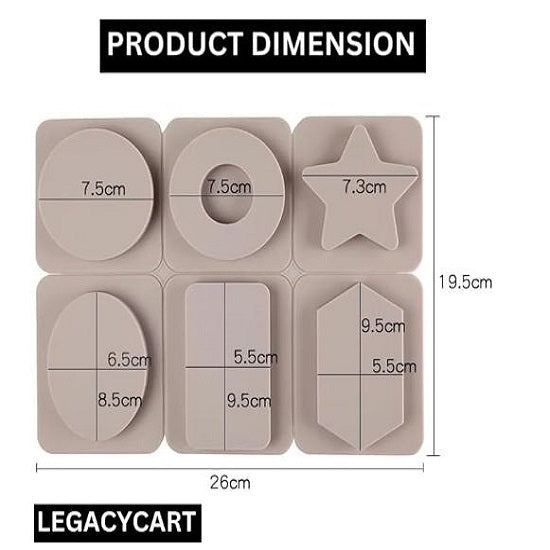6 in 1 Wax Sachet Mould