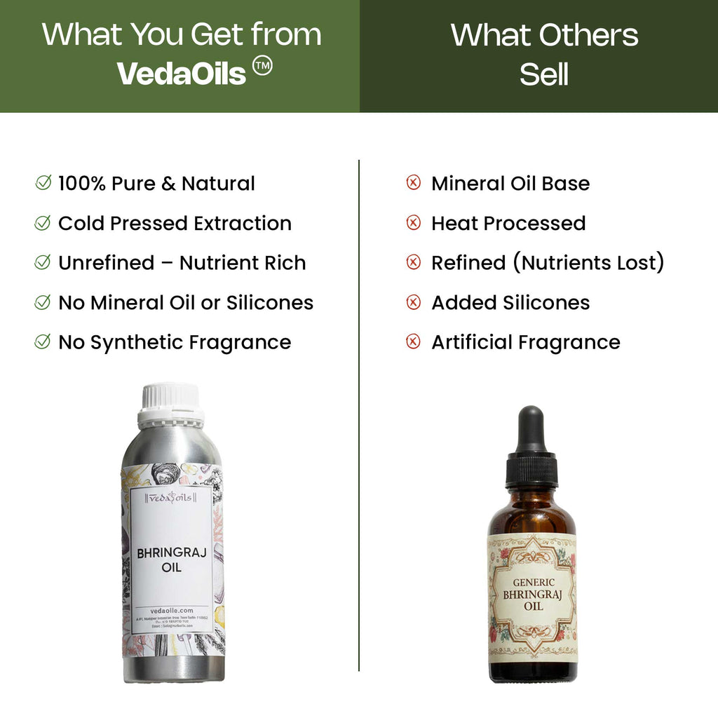 other vs vedaoil Bhringraj Oil
