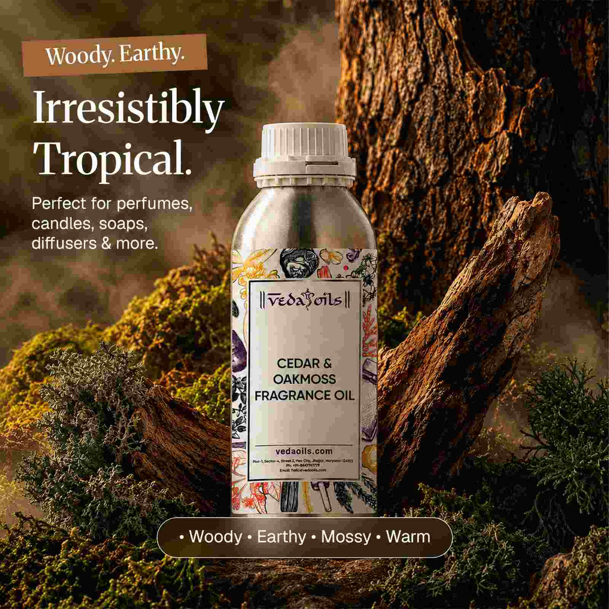 Perfect for Cedar & Oakmoss Fragrance Oil