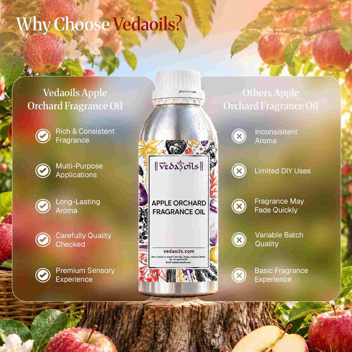 Why do you choose vedaoils Apple Orchard Fragrance Oil