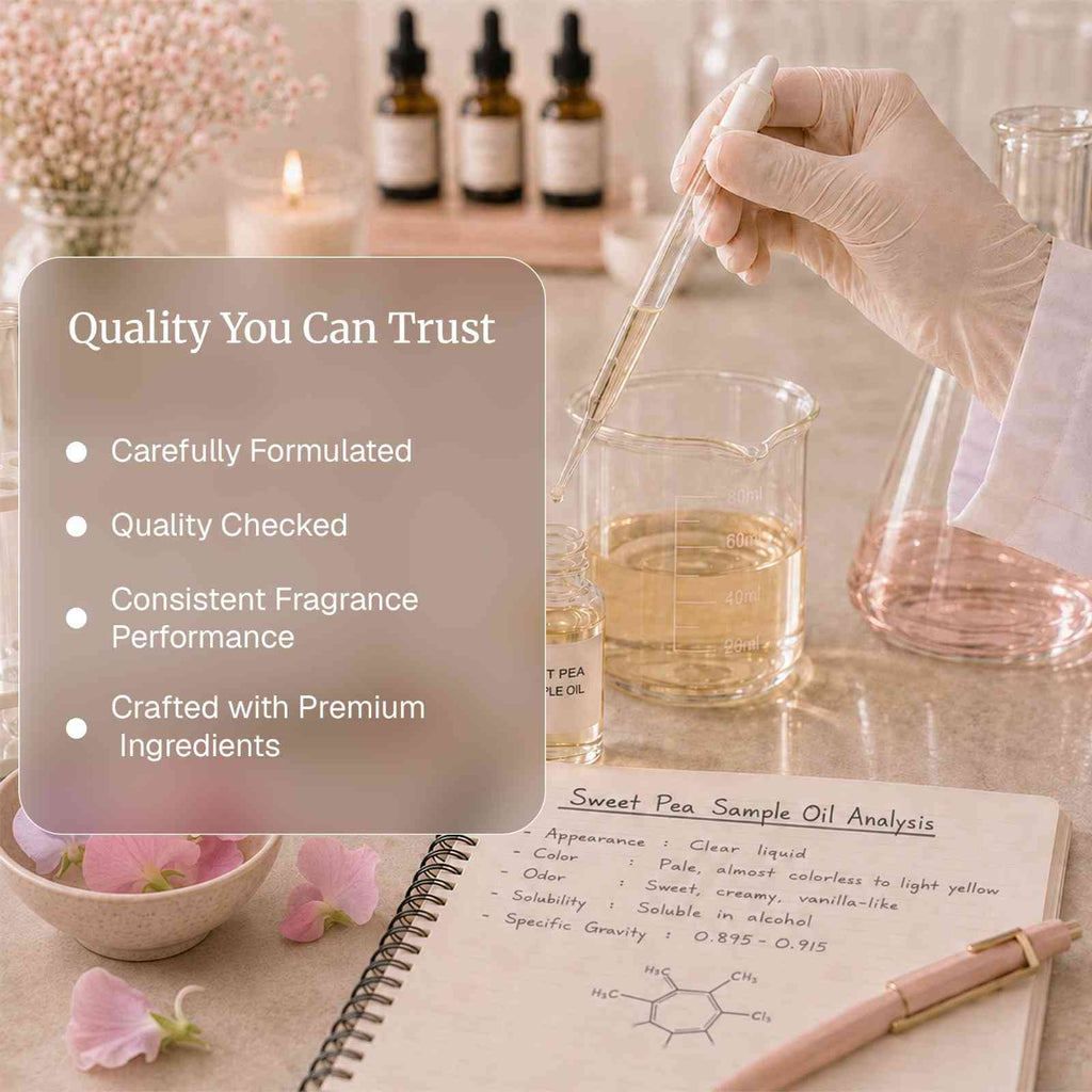 Lab Tested Sweet Pea Fragrance Oil