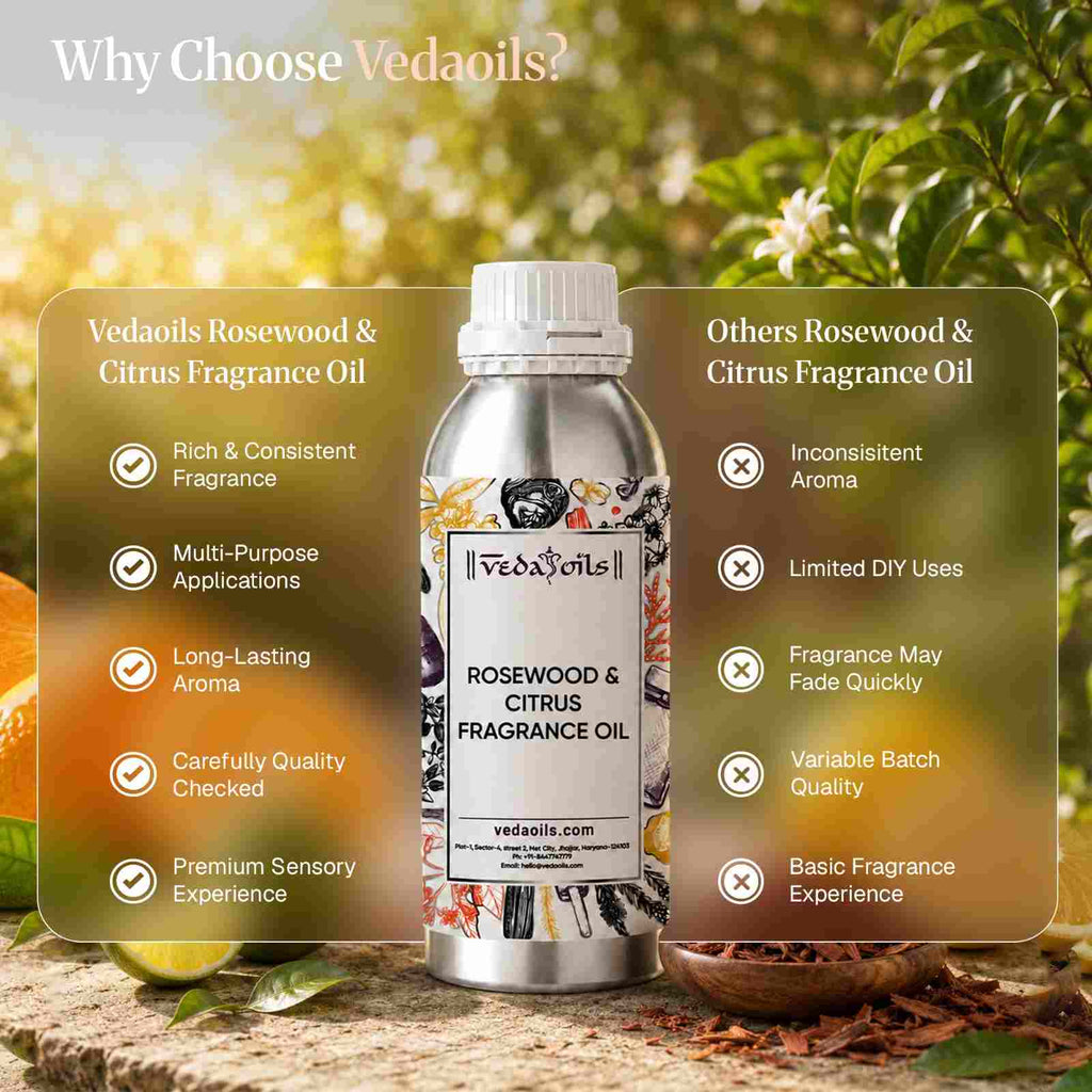 Why do you choose vedaoils Rosewood & Citrus Fragrance Oil