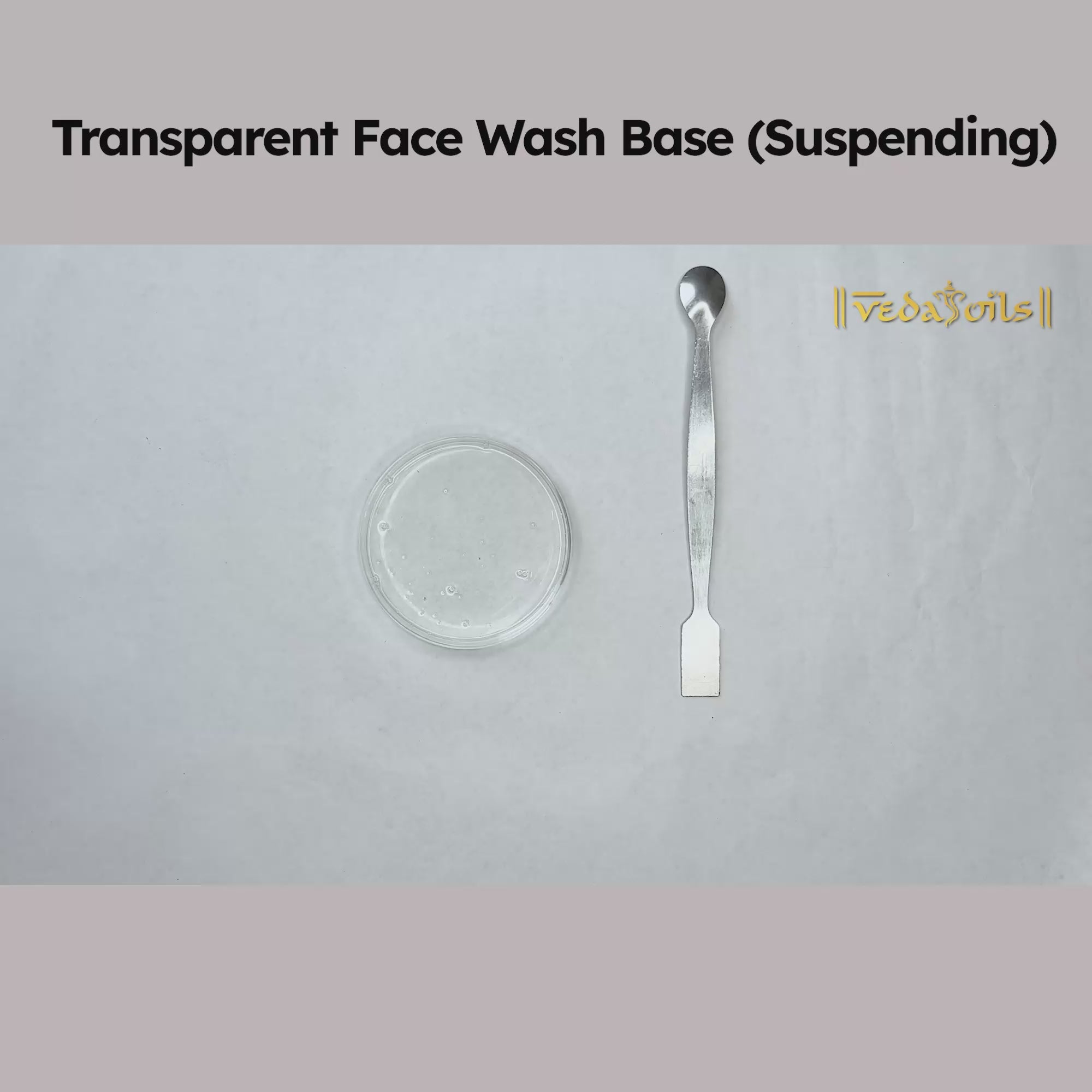 Transparent Face Wash Base (Suspending) video