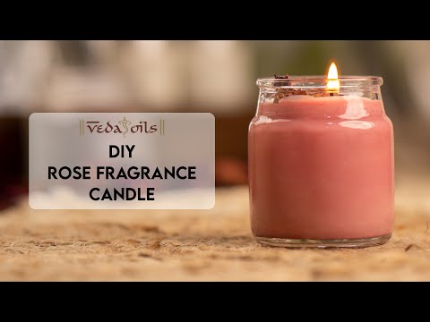 DIY Rose Scented Candle Making at Home