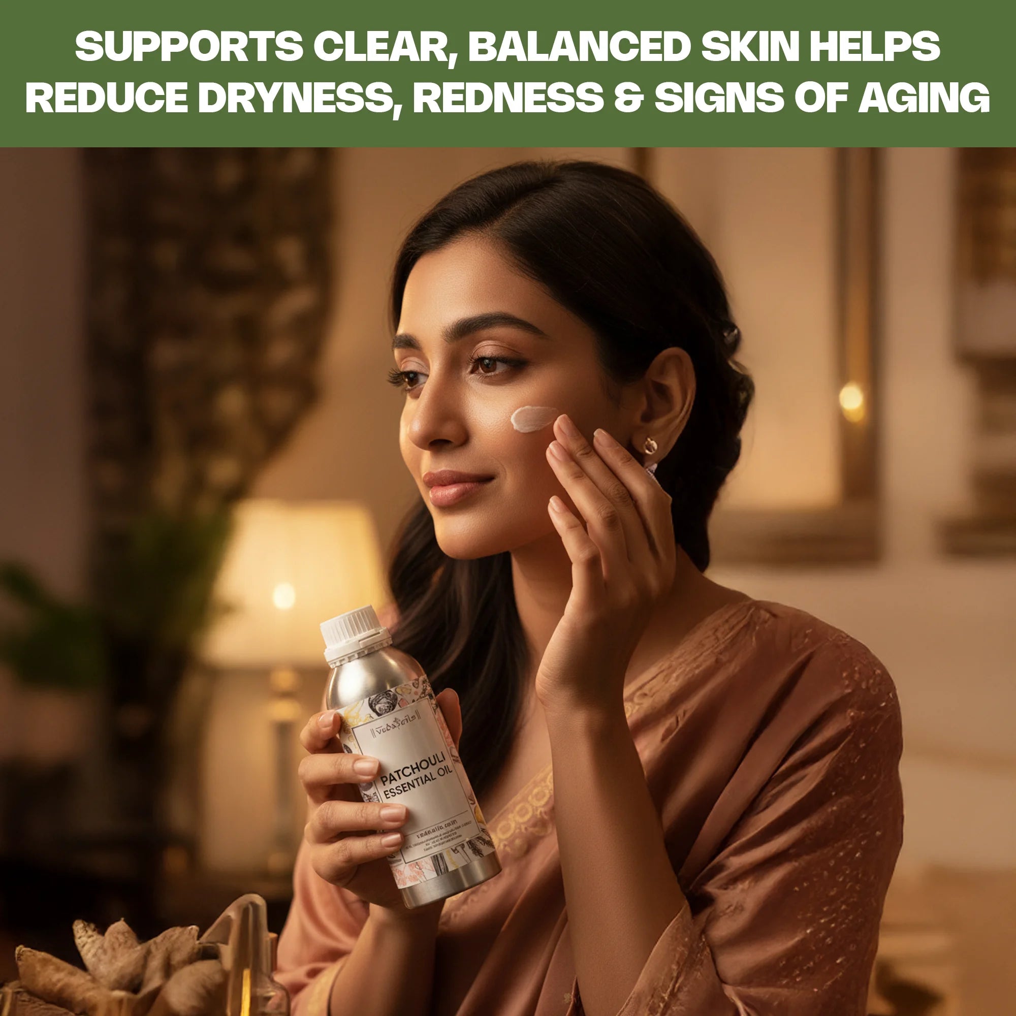 reduces skin problems by  Patchouli Essential Oil 