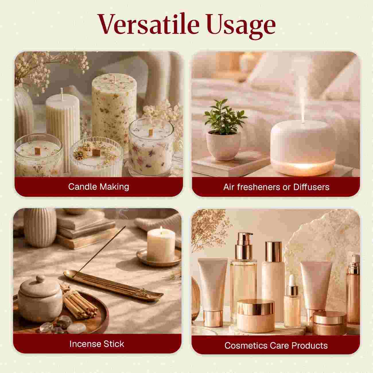 Royal Rose Fragrance Oil uses