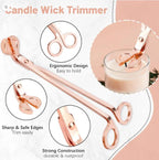Candle Extinguisher Set - Stainless Steel