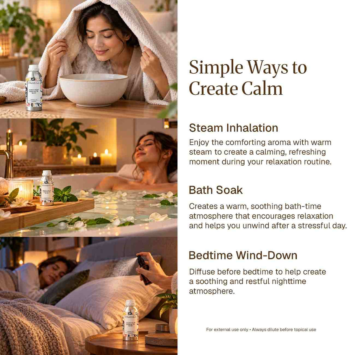simple ways to use Anxiety Relief Essential Oil Blend