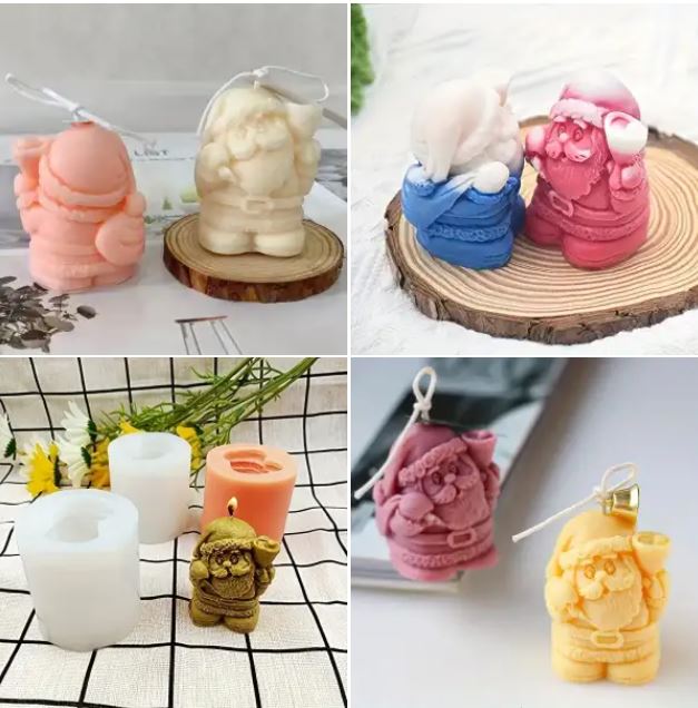 3D Christmas Santa Silicone Mold - Premium Quality Mold