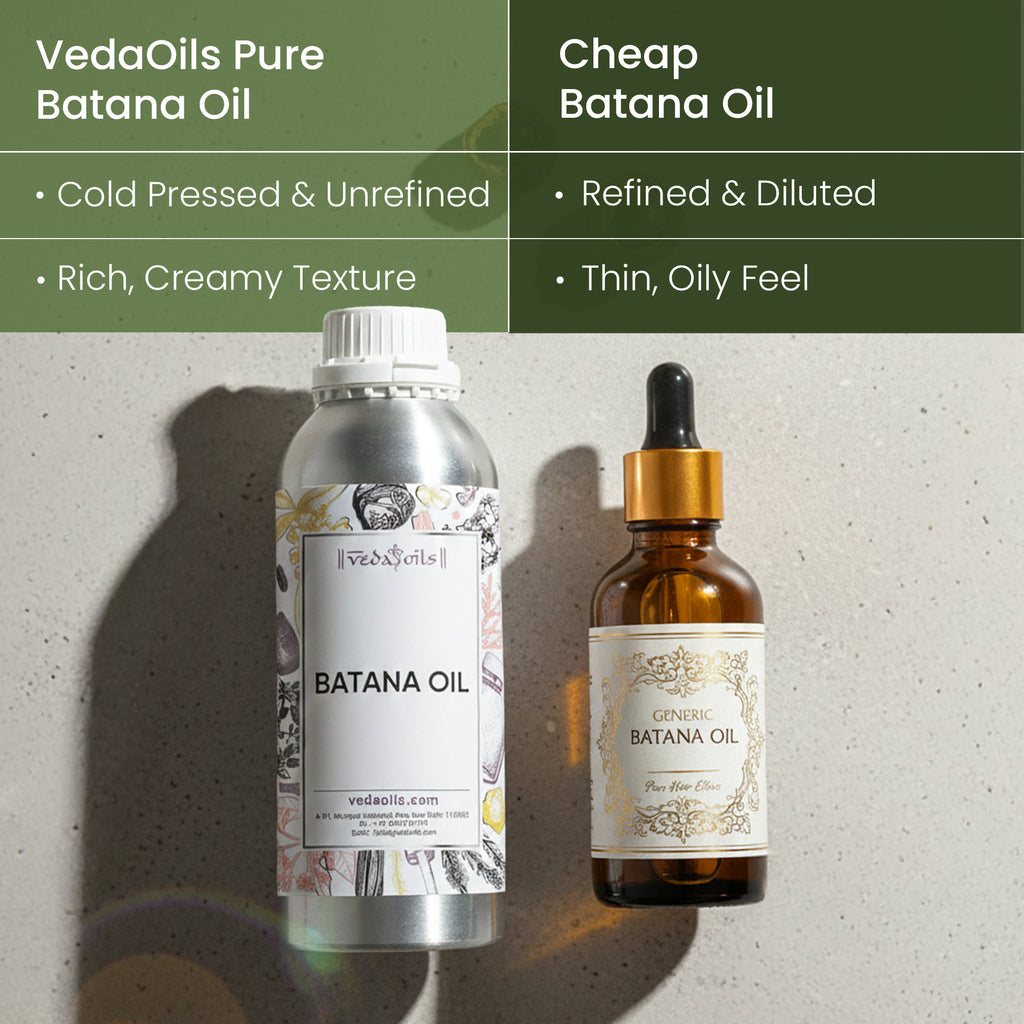 vedaoil vs cheap Batana Oil 