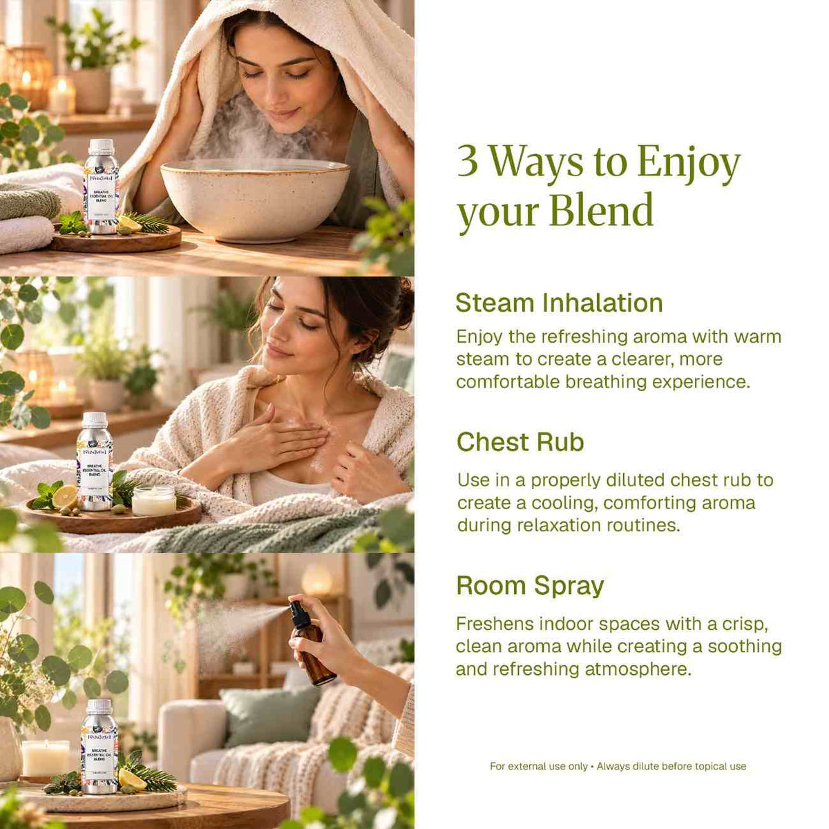 ways to enjoy Breathe Essential Oil Blend