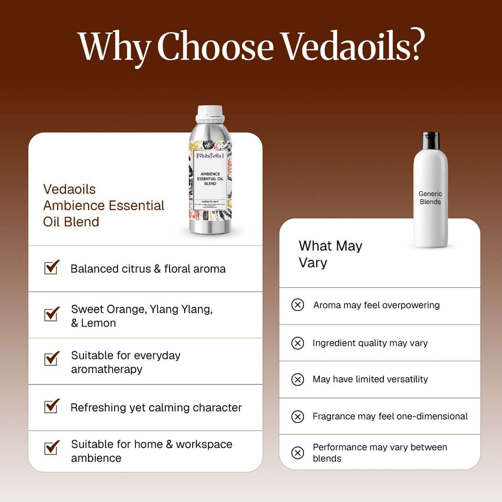 why choose vedaoils for ambience oil 